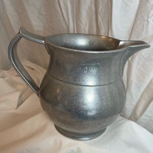 Vintage stamped silver pitcher